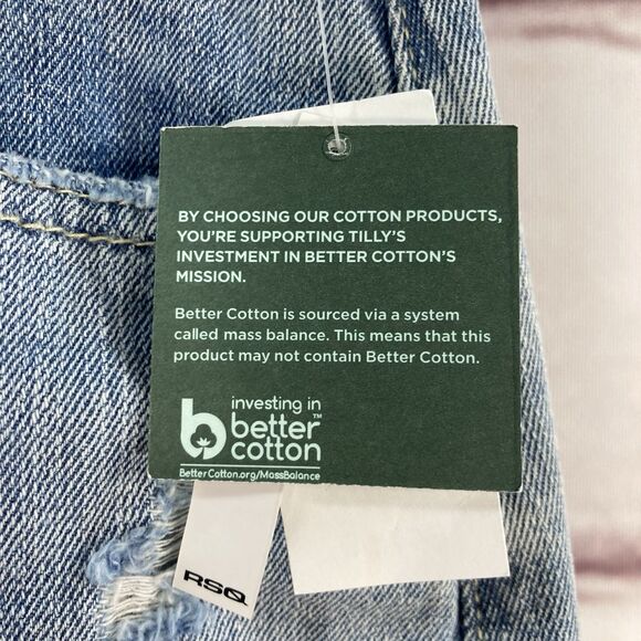 RSQ Womens Skirt Denim Maxi Front Slit High Waist Jean Y2K Retro Grunge Cargo - Picture 7 of 15